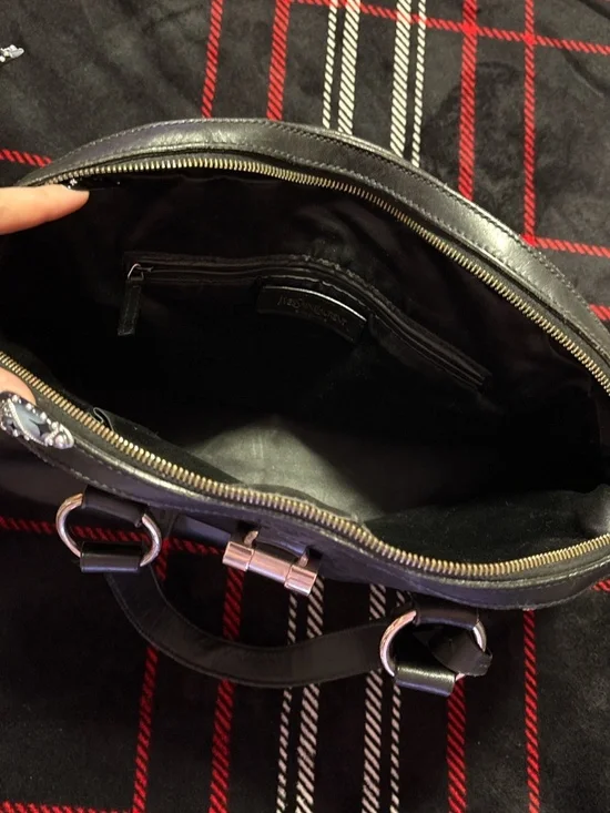 Yves Saint Laurent Vintage Leather Purse Y2K - Picture 7 of 11